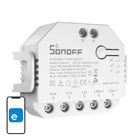 <![CDATA[Smart switch WiFi Sonoff Dual R3]]>